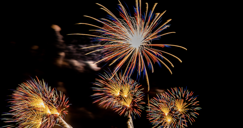 Spettacolo di fuochi artificiali